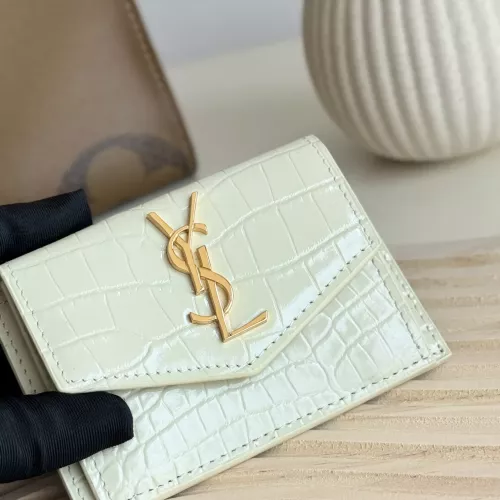 Yves Saint Laurent AAA Quality Card Case For Women #1275603, $80.00 USD, [ITEM#1275603], Yves Saint Laurent AAA Wallets