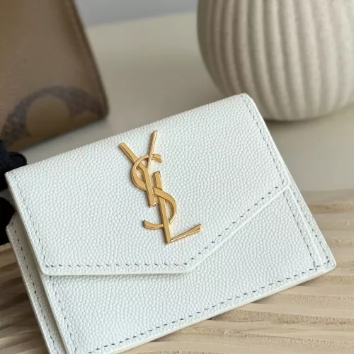 Yves Saint Laurent AAA Quality Card Case For Women #1275605, $80.00 USD, [ITEM#1275605], Yves Saint Laurent AAA Wallets