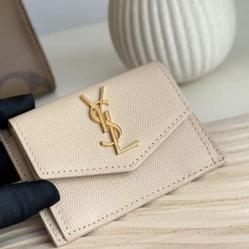 Yves Saint Laurent AAA Quality Card Case For Women #1275607, $80.00 USD, [ITEM#1275607], Yves Saint Laurent AAA Wallets