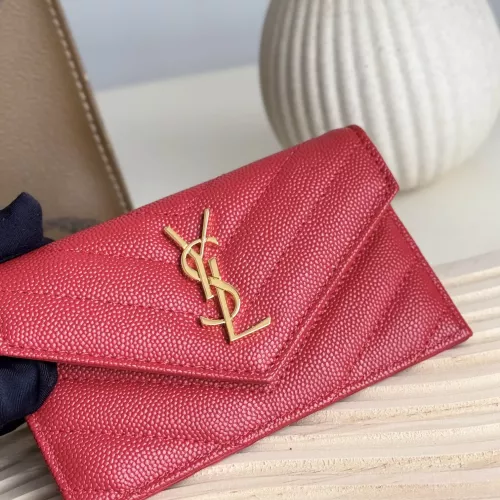 Yves Saint Laurent AAA Quality Card Case For Women #1275616, $80.00 USD, [ITEM#1275616], Yves Saint Laurent AAA Wallets