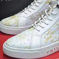 $88.00 USD Philipp Plein PP High Tops Shoes For Men #1274371