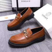 $88.00 USD Versace Leather Shoes For Men #1275016