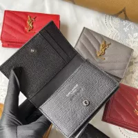 $85.00 USD Yves Saint Laurent AAA Quality Wallets For Women #1275594