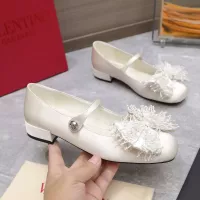 $108.00 USD Valentino Flat Shoes For Women #1275640