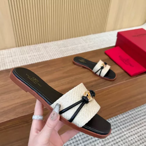 Replica Valentino Slippers For Women #1275751 $82.00 USD for Wholesale