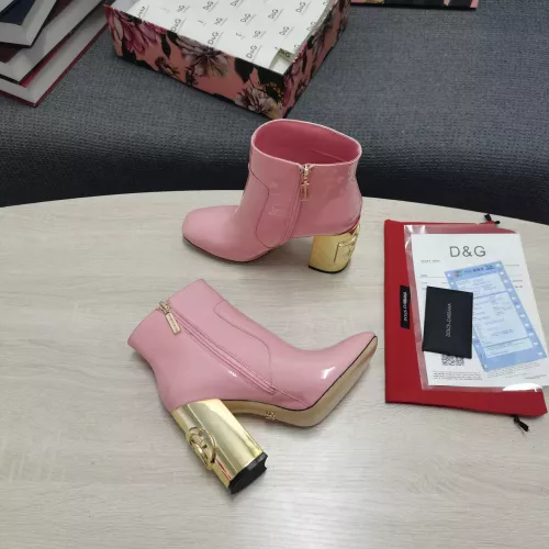 Replica Dolce & Gabbana D&G Boots For Women #1275764 $160.00 USD for Wholesale