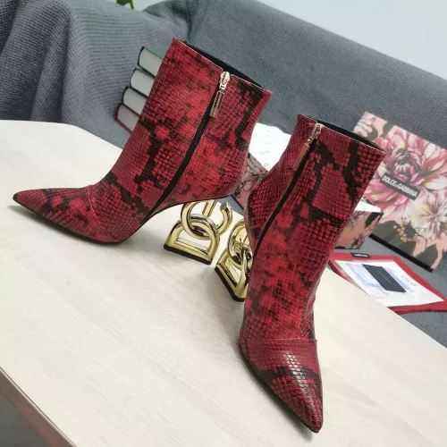 Replica Dolce & Gabbana D&G Boots For Women #1275769 $165.00 USD for Wholesale