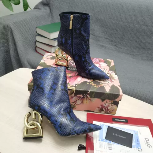 Replica Dolce & Gabbana D&G Boots For Women #1275770 $165.00 USD for Wholesale