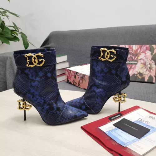 Replica Dolce & Gabbana D&G Boots For Women #1275777 $172.00 USD for Wholesale