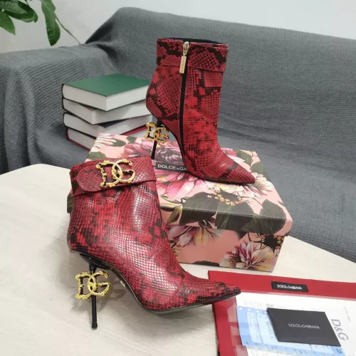 Replica Dolce & Gabbana D&G Boots For Women #1275778 $172.00 USD for Wholesale