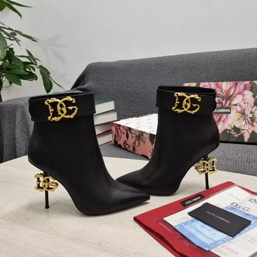 Replica Dolce & Gabbana D&G Boots For Women #1275782 $172.00 USD for Wholesale