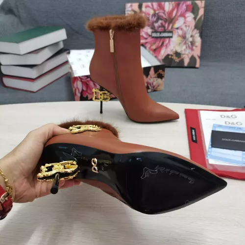 Replica Dolce & Gabbana D&G Boots For Women #1275787 $175.00 USD for Wholesale