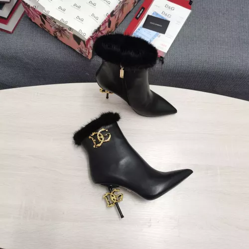 Replica Dolce & Gabbana D&G Boots For Women #1275788 $175.00 USD for Wholesale