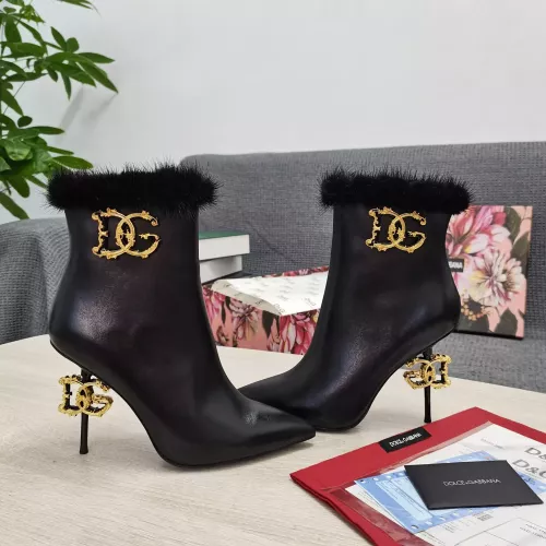 Replica Dolce & Gabbana D&G Boots For Women #1275788 $175.00 USD for Wholesale