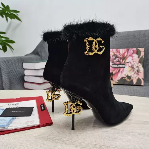 Replica Dolce & Gabbana D&G Boots For Women #1275793 $175.00 USD for Wholesale