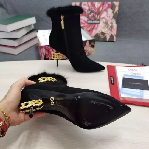 Replica Dolce & Gabbana D&G Boots For Women #1275793 $175.00 USD for Wholesale