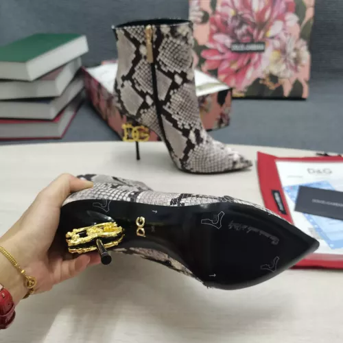 Replica Dolce & Gabbana D&G Boots For Women #1275816 $165.00 USD for Wholesale