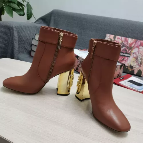 Replica Dolce & Gabbana D&G Boots For Women #1275822 $165.00 USD for Wholesale