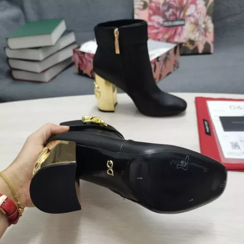 Replica Dolce & Gabbana D&G Boots For Women #1275823 $165.00 USD for Wholesale