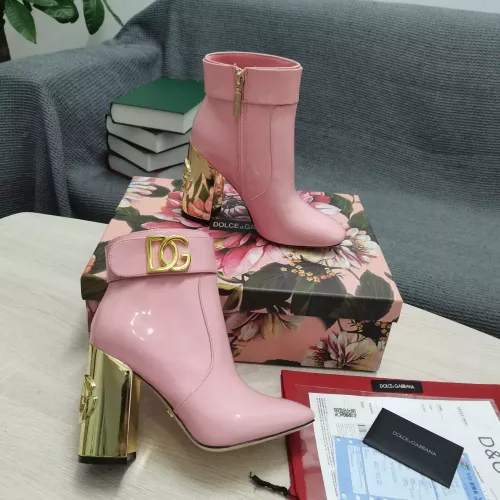 Replica Dolce & Gabbana D&G Boots For Women #1275825 $165.00 USD for Wholesale