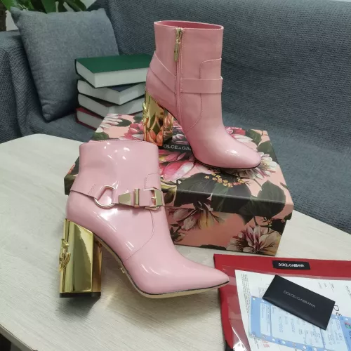 Replica Dolce & Gabbana D&G Boots For Women #1275830 $165.00 USD for Wholesale