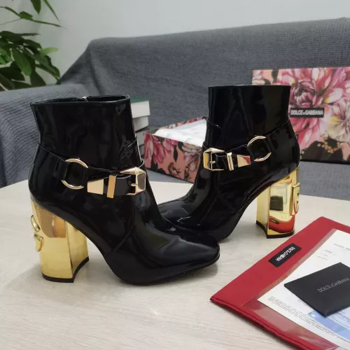 Replica Dolce & Gabbana D&G Boots For Women #1275831 $165.00 USD for Wholesale