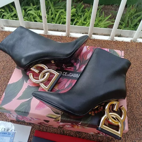 Replica Dolce & Gabbana D&G Boots For Women #1275832 $165.00 USD for Wholesale