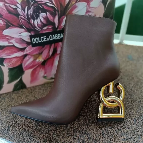 Replica Dolce & Gabbana D&G Boots For Women #1275833 $165.00 USD for Wholesale