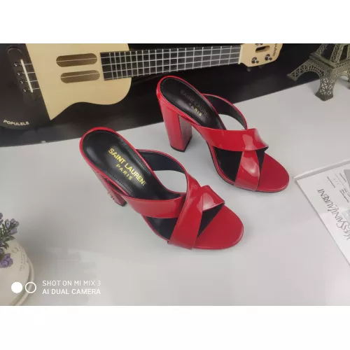 Replica Yves Saint Laurent YSL Slippers For Women #1275941 $88.00 USD for Wholesale