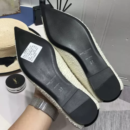 Replica Yves Saint Laurent YSL Flat Shoes For Women #1275946 $100.00 USD for Wholesale