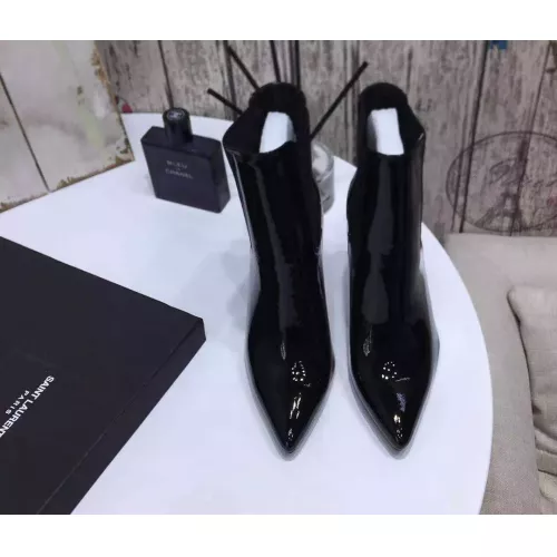 Replica Yves Saint Laurent YSL Boots For Women #1275954 $125.00 USD for Wholesale