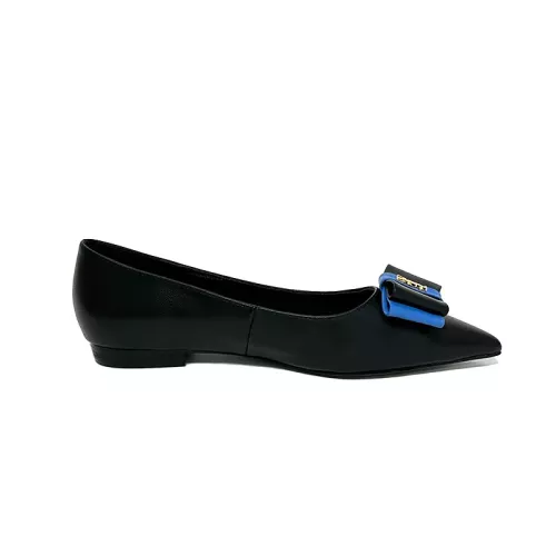 Replica Yves Saint Laurent YSL Flat Shoes For Women #1275998 $98.00 USD for Wholesale