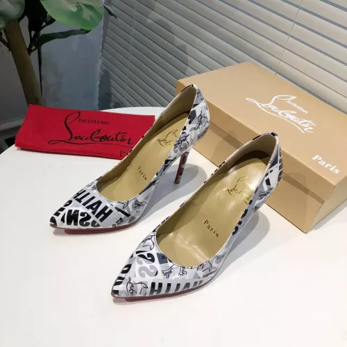 Replica Christian Louboutin High-heeled shoes For Women #1276010 $85.00 USD for Wholesale