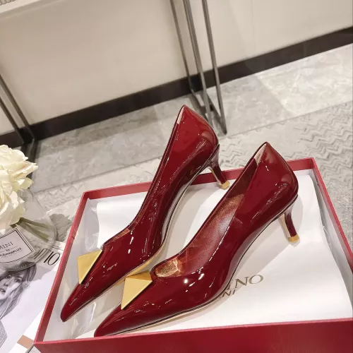 Replica Valentino High-Heeled Shoes For Women #1276025 $98.00 USD for Wholesale