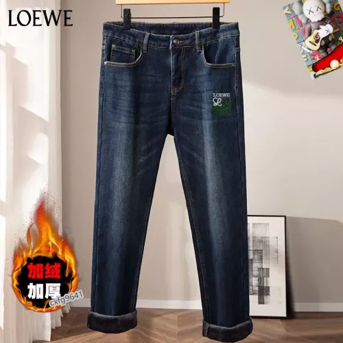 Replica LOEWE Jeans For Men #1276671 $48.00 USD for Wholesale