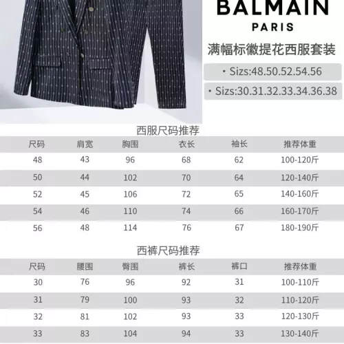 Replica Balmain Jackets Long Sleeved For Men #1277861 $118.00 USD for Wholesale