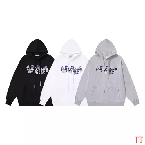 Replica Off-White Hoodies Long Sleeved For Unisex #1278374 $52.00 USD for Wholesale