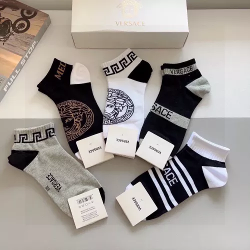 Replica Versace Socks #1279673 $27.00 USD for Wholesale