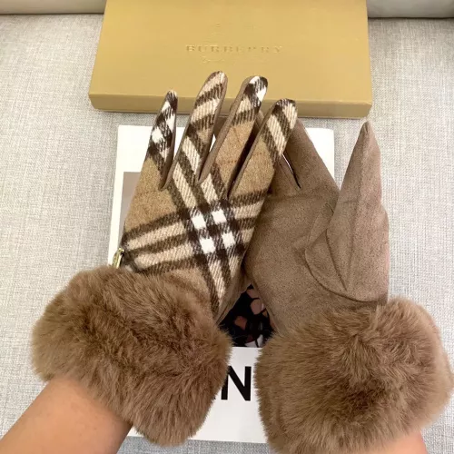 Replica Burberry Gloves #1279744 $38.00 USD for Wholesale