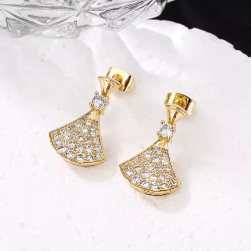 Replica Bvlgari Earrings For Women #1280463 $25.00 USD for Wholesale