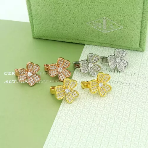 Replica Van Cleef & Arpels Earrings For Women #1280473 $27.00 USD for Wholesale