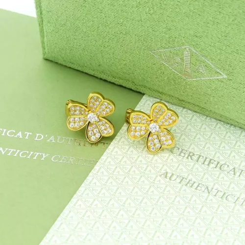 Replica Van Cleef & Arpels Earrings For Women #1280474 $27.00 USD for Wholesale