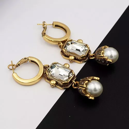 Replica Alexander McQueen Earrings For Women #1280512 $29.00 USD for Wholesale