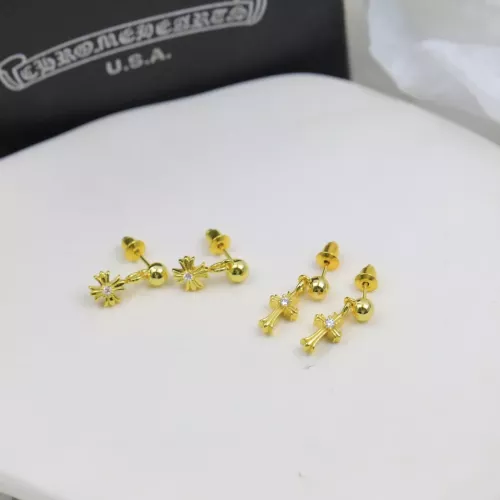 Replica Chrome Hearts Earrings #1280678 $25.00 USD for Wholesale