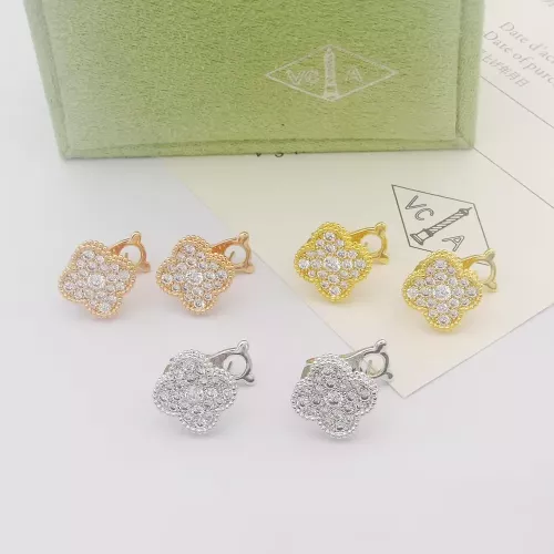 Replica Van Cleef & Arpels Earrings For Women #1280685 $27.00 USD for Wholesale