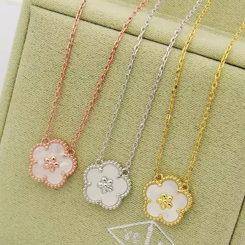 Replica Van Cleef & Arpels Necklaces For Women #1280734 $25.00 USD for Wholesale