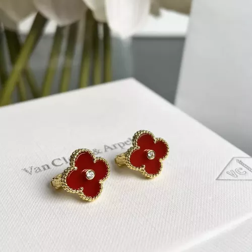 Replica Van Cleef & Arpels Earrings For Women #1281214 $60.00 USD for Wholesale