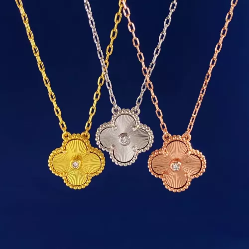 Replica Van Cleef & Arpels Necklaces For Women #1281554 $25.00 USD for Wholesale