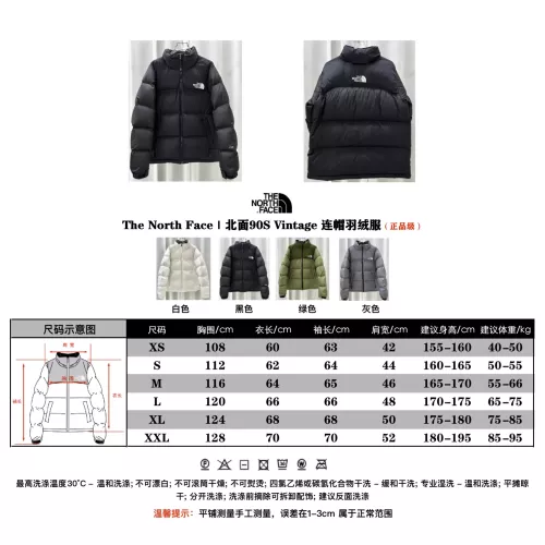 Replica The North Face Down Feather Coat Long Sleeved For Unisex #1281769 $125.00 USD for Wholesale