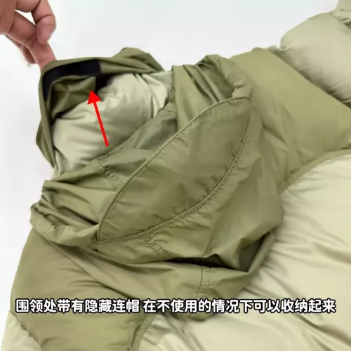 Replica The North Face Down Feather Coat Long Sleeved For Unisex #1281770 $125.00 USD for Wholesale